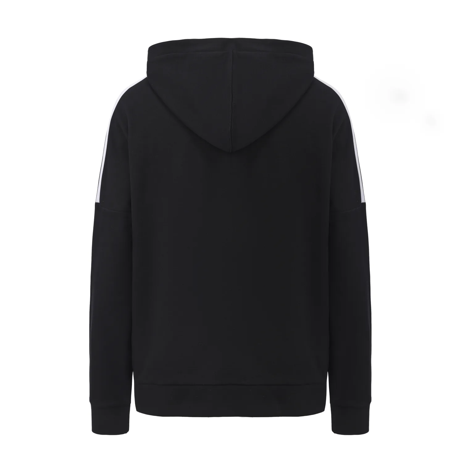 Повседневная спортивная одежда унисекс Adidas, Set (Black and White Hoodie Top+Black and White Straight Fit Pants) — фото 4
