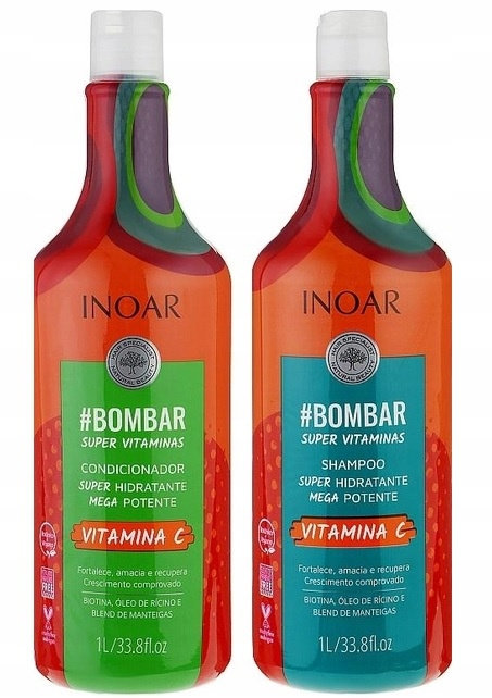 

INOAR DUO Bombar шампунь 1000мл + кондиционер 1000мл