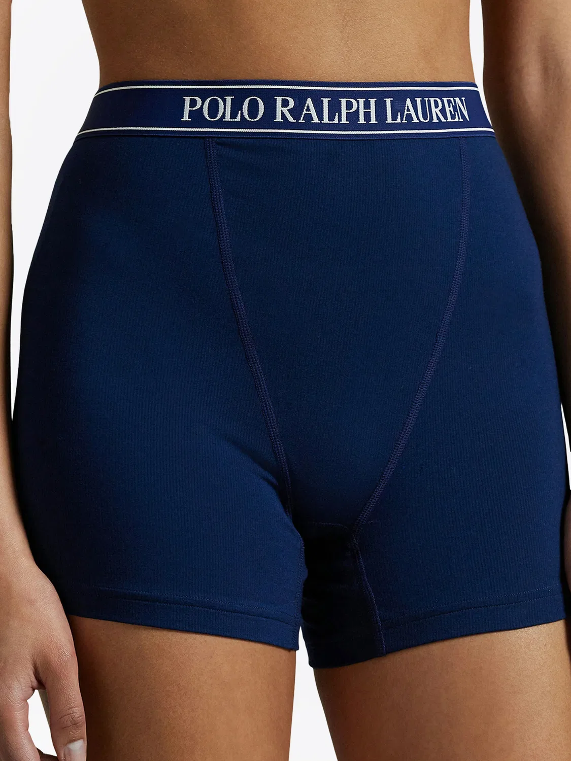 Шорты-боксеры Polo Ralph Lauren Polo Essentials темно-синего цвета — фото 4