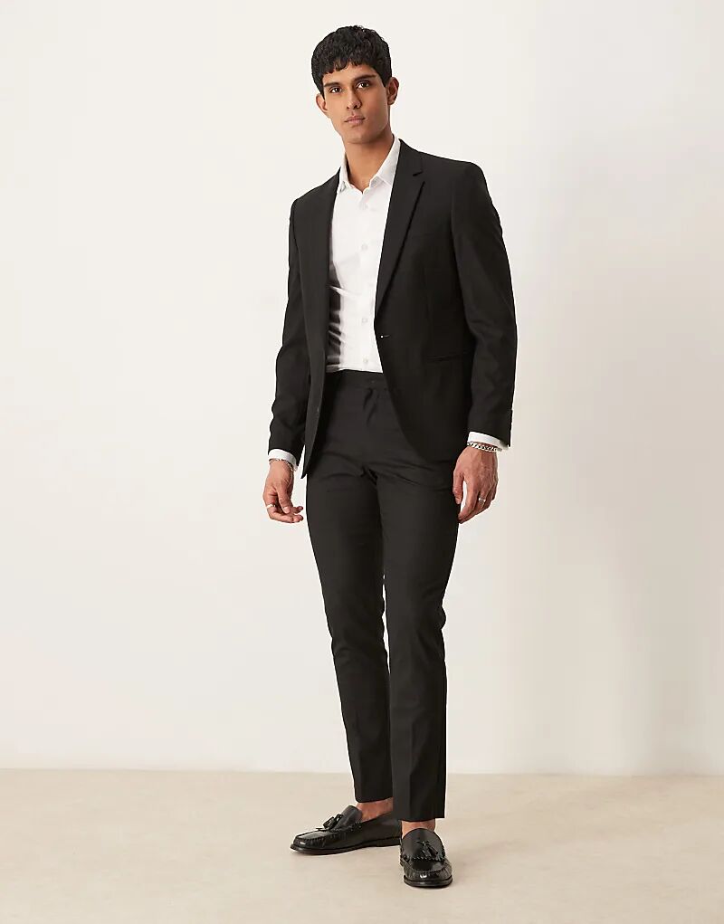 

Новые облегающие брюки ASOS DESIGN черного цвета