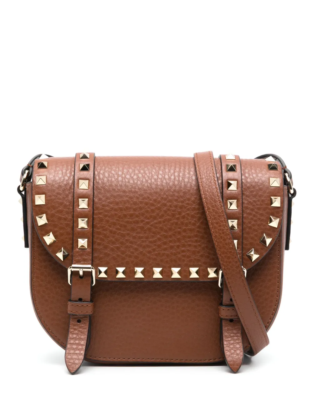 

Сумка-сэтчел Rockstud VALENTINO GARAVANI, коричневый