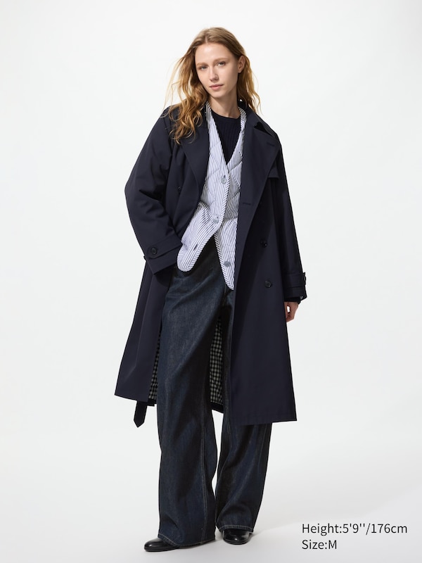 Куртка Puffertech без воротника с узором Uniqlo, 68 blue — фото 3