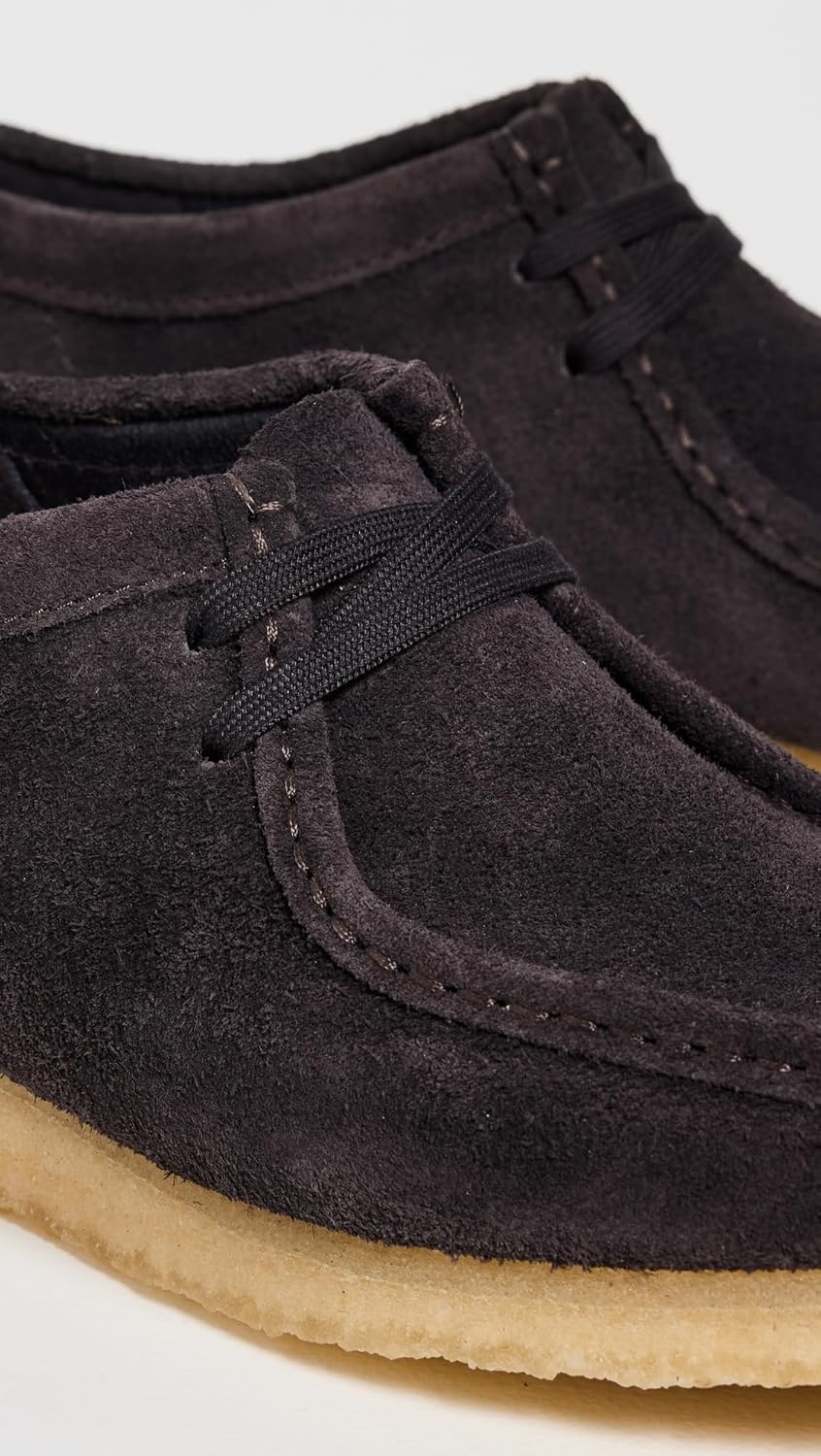 Мужские кроссовки Wallabee от Clarks, коричневый — фото 4