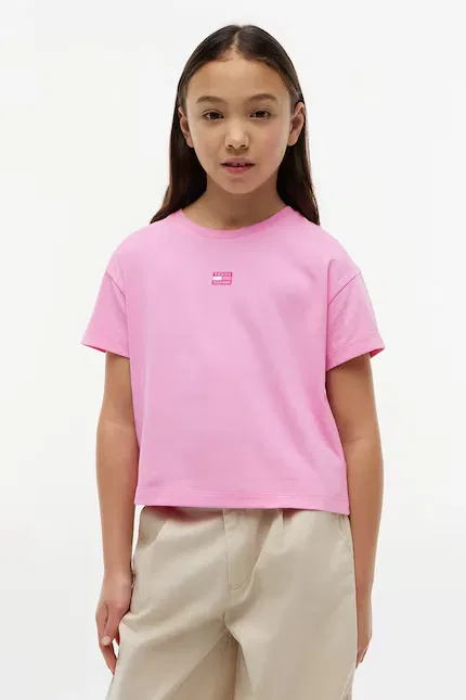 Футболка детская с коротким рукавом Tommy Hilfiger, розовый