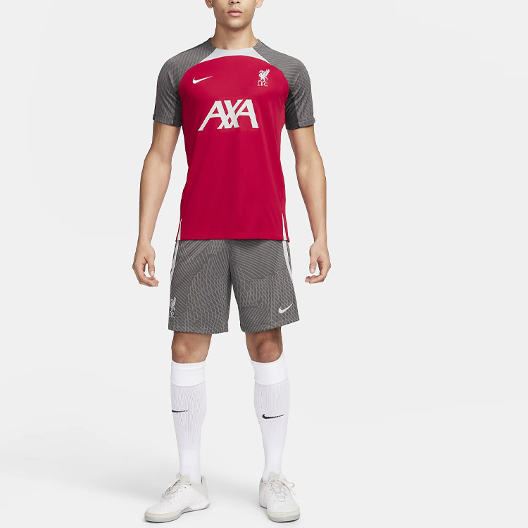 Футболка Liverpool FC Strike футбольная мужская спортивная красная Nike — фото 4