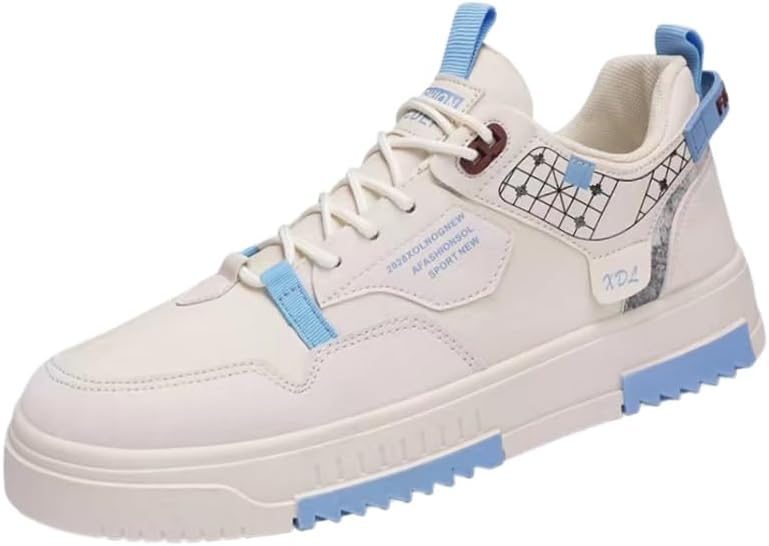 

Мужские скейтбордические кроссовки - удобные и дышащие, модные и повседневные спортивные кроссовки, подходящие для ежедневной носки Fusecottc, бежевый