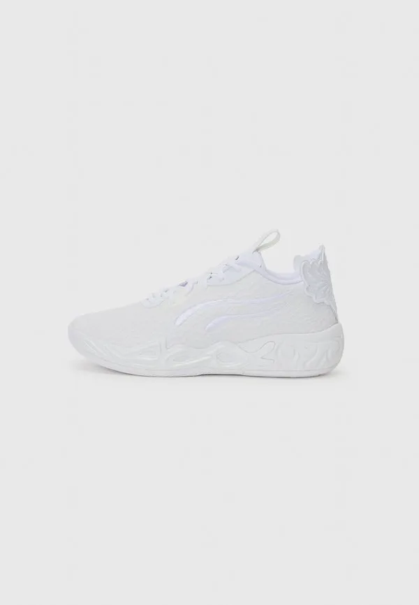 Mb.04 lo ледяные белые баскетбольные кроссовки унисекс Puma, White/Sun Struck