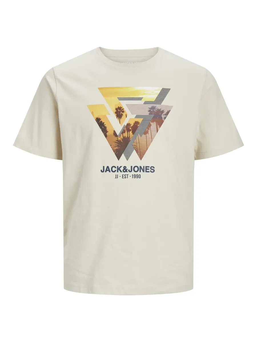 

Футболка Jack & Jones "JJCELLOX TEE SS CREW NECK", цвет Moonbeam