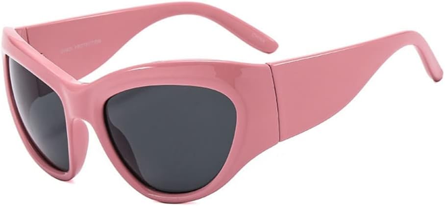 

Женские солнцезащитные очки, черные, в крупной оправе, женские солнцезащитные очки, мужские очки для водителя и мотоциклиста, зеркальные солнцезащитные очки generic, Pink Gray