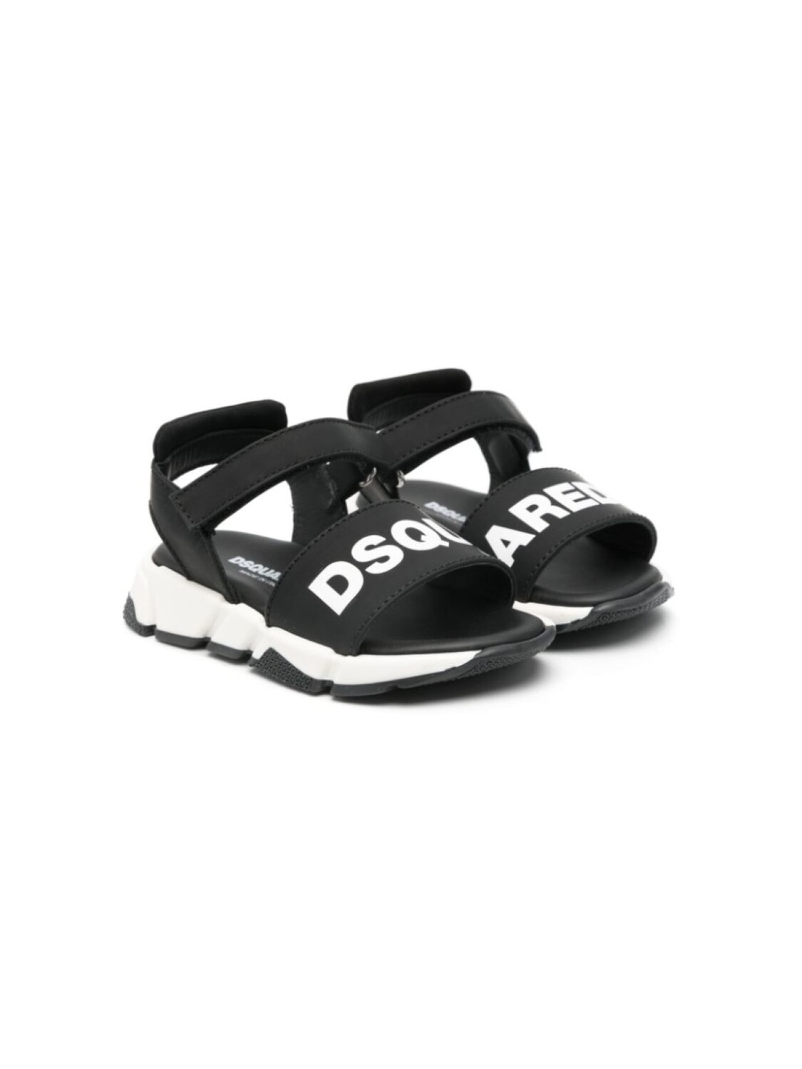 

DSQUARED2 KIDS сандалии с логотипом, черный