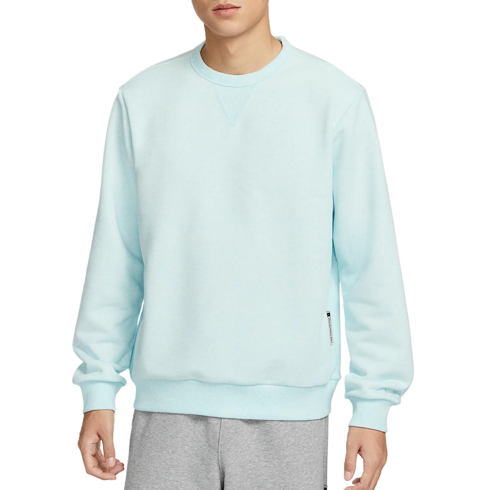 Nike Толстовка dri fit standard issue мужская glacier blue/цвет/light ivory white — фото 3