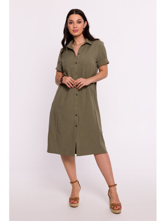 

Платье-Рубашка bella fit Bewear, хаки
