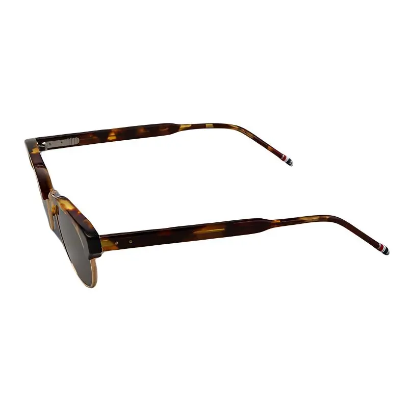 

THOM BROWNE Солнцезащитные очки в стиле Clubmaster с черепаховой оправой, Tortoiseshell