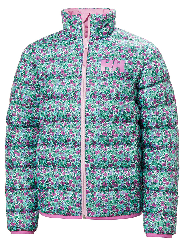 Helly Hansen Двусторонняя стеганая куртка "Марка" в розово-бирюзовом цвете — фото 3