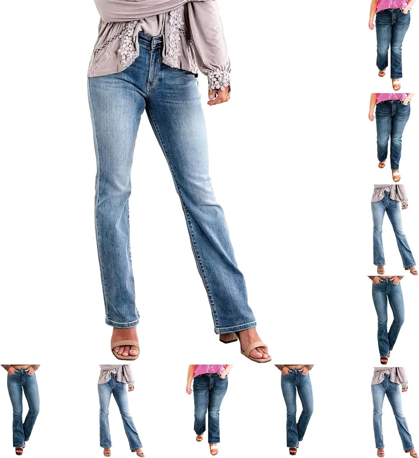 

Джинсы Holy Grail с завышенной талией и эффектом стройности, bootcut Gaexia