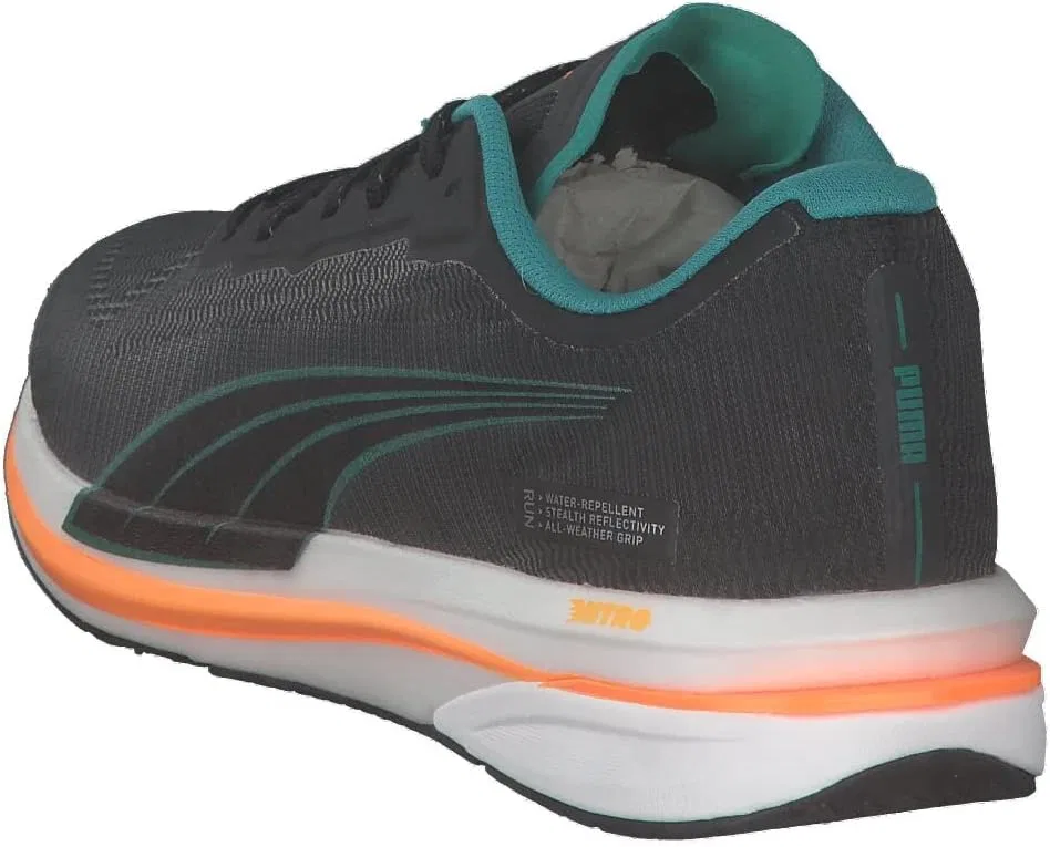 Мужские кроссовки для бега PUMA Deviate Nitro Street Running Shoe, Puma Black For — фото 4