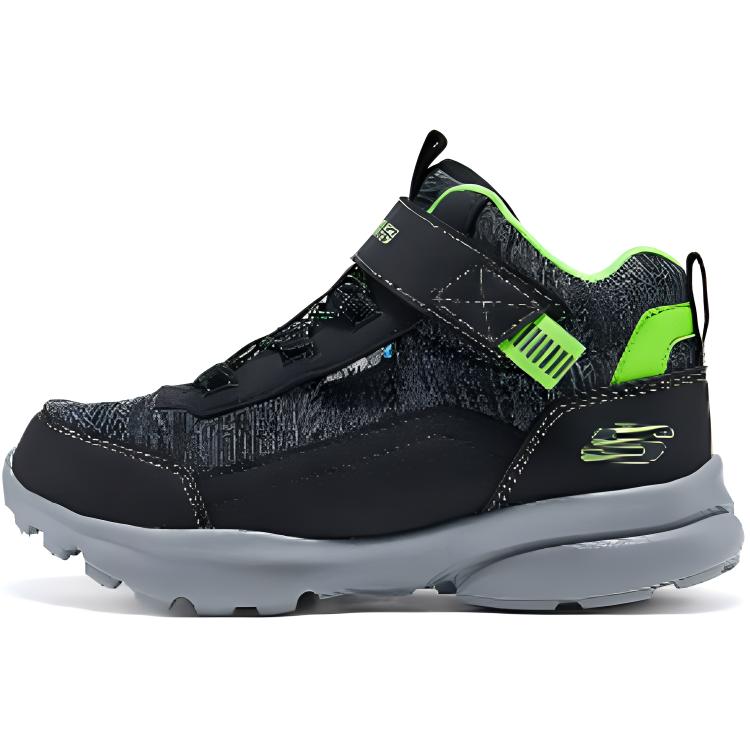 

Skechers Kids Детские кроссовки для мальчиков, противоскользящие, с антиударной подошвой, среднего размера, черные