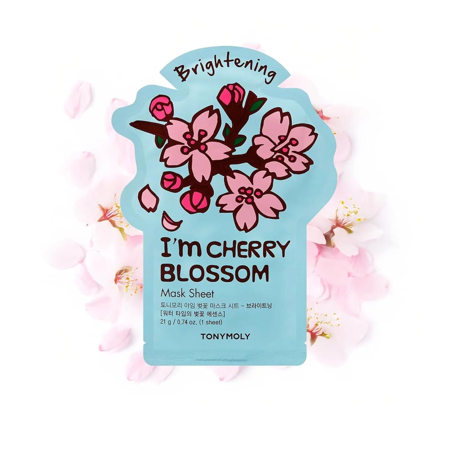 Набор TONYMOLY — I’m Real Sheet Mask Set - набор корейских тканевых масок для увлажнения, успокоения и питания кожи 1 штука (1 шт.), Cherry