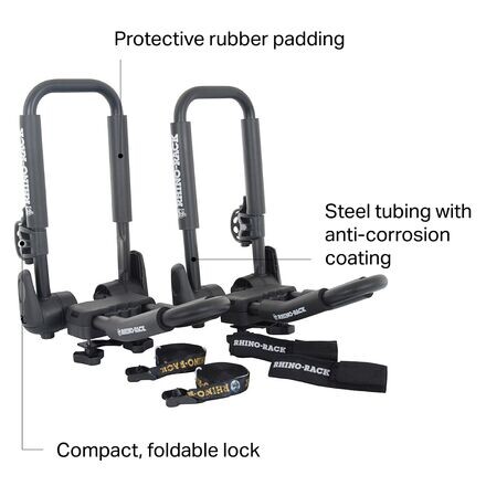 

Складное крепление для каяка J-Cradle + универсальное крепление Rhino-Rack, цвет One Color
