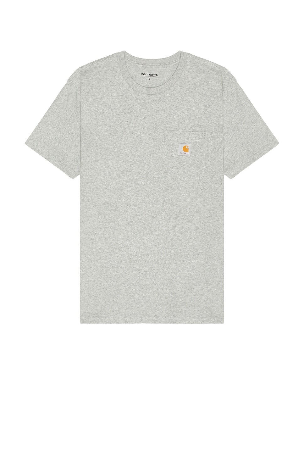 

Футболка с короткими рукавами и карманами Carhartt Wip, цвет Grey Heather