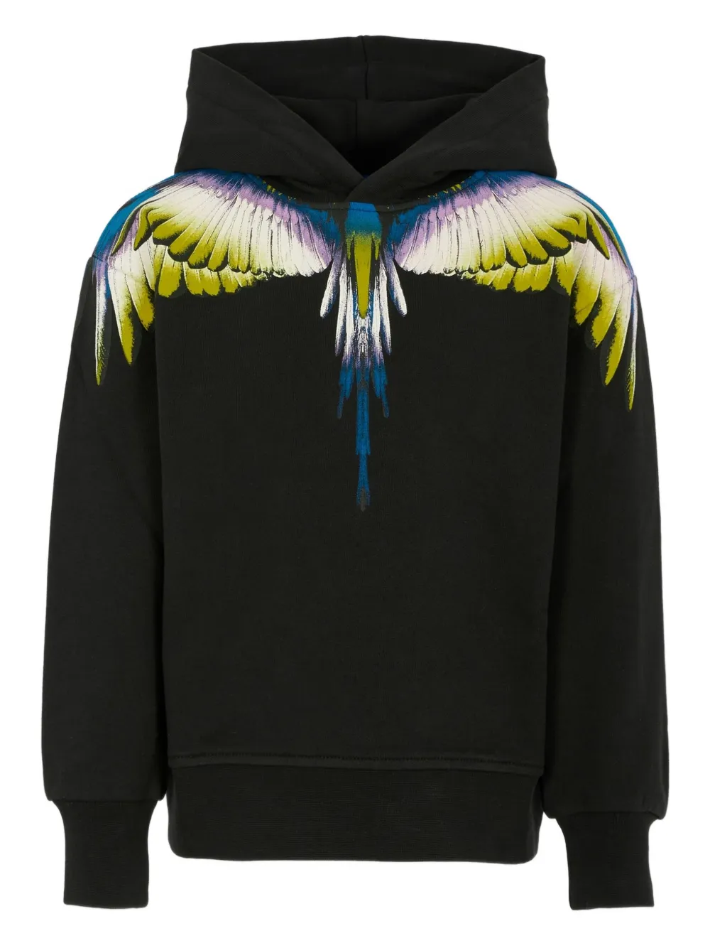 

Худи из хлопка с крыльями Marcelo Burlon County Of Milan Kids, черный