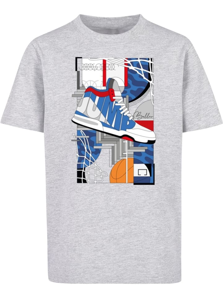 

Кроссовки на шнуровке Kids Sneaker Collage Tee Mister Tee, серый