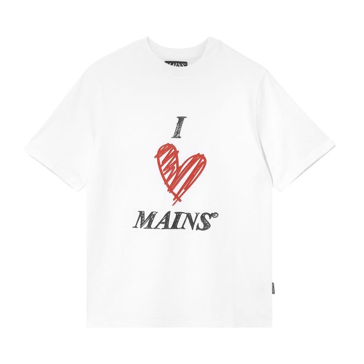 

Футболка MAINS I Love MAINS T-Shirt 'White', белый