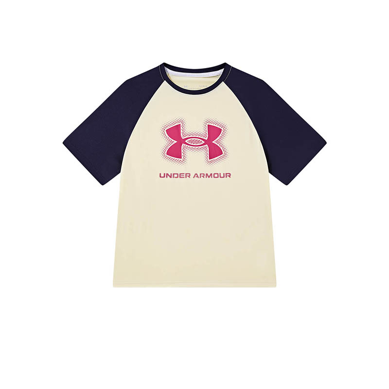 

Under Armour Футболка SS25 светло-серый белый для подростков