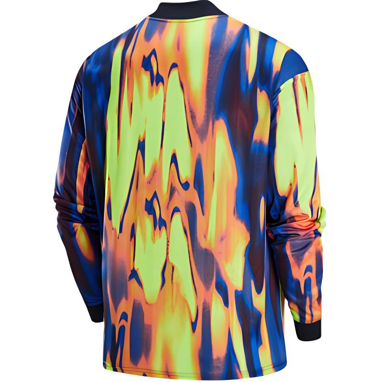 Футболка мужская Dri-FIT с длинным рукавом Nike, красный/серый — фото 4