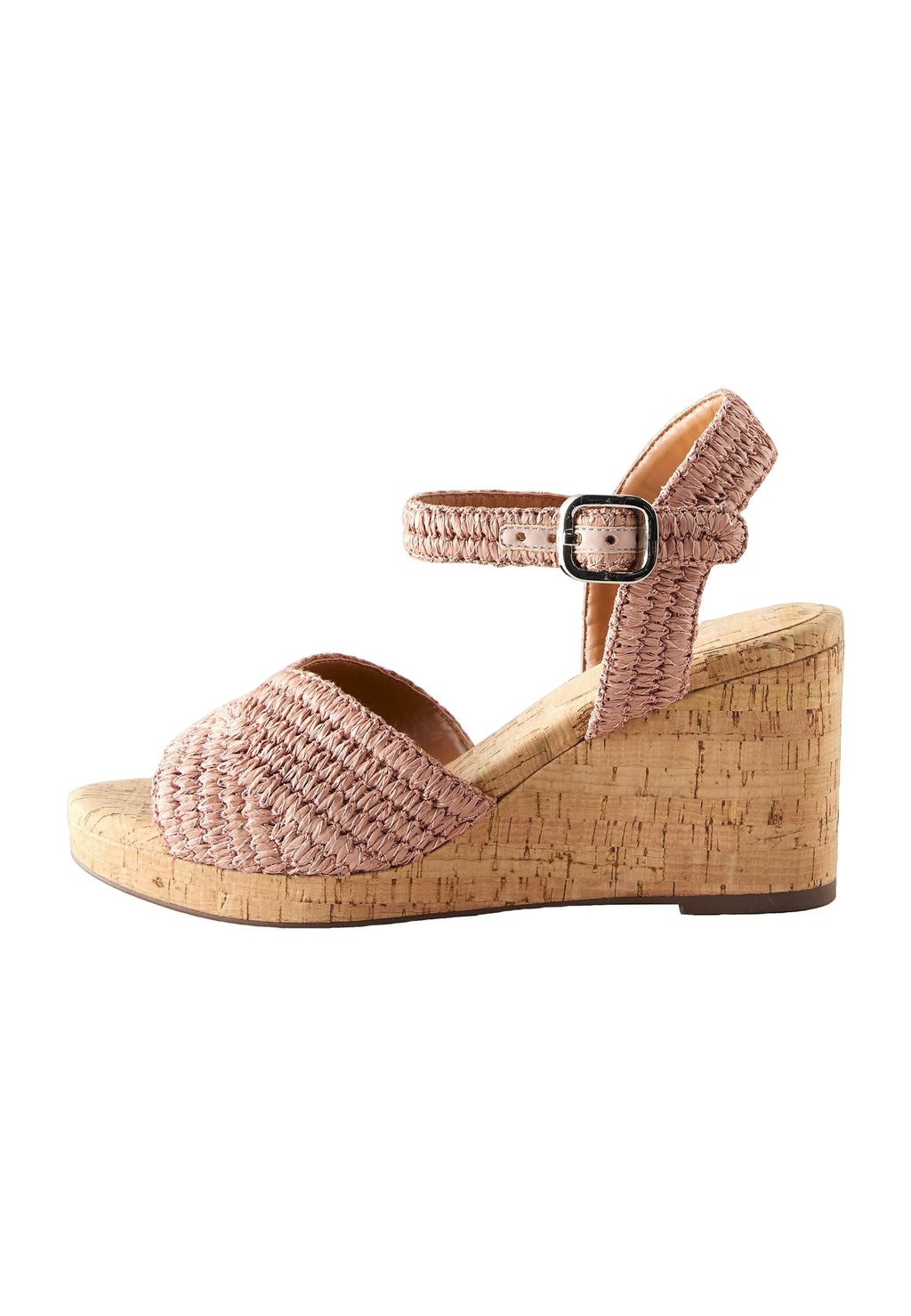 Босоножки на танкетке REGULAR FIT - FOREVER COMFORT - Platform sandals Next, розовый
