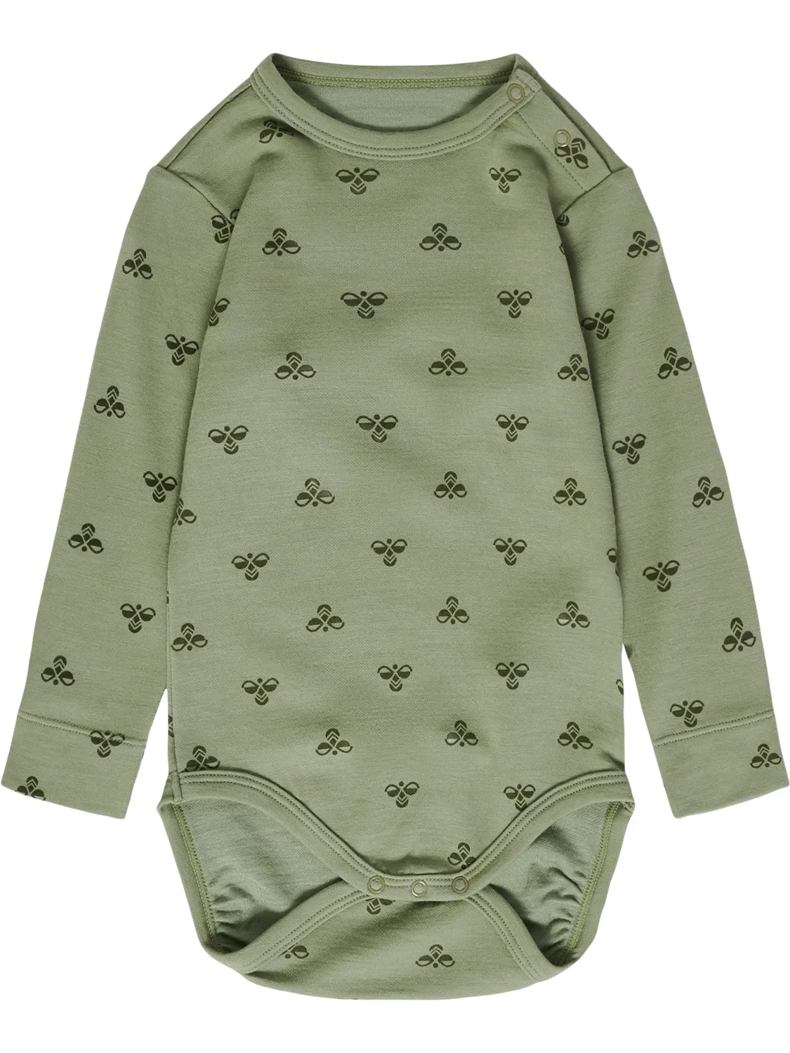 Комбинезон с логотипом Hummel, масляно-зеленый