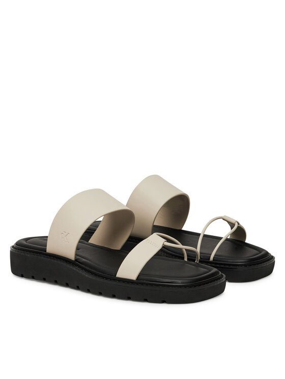 Мюли Rope Sandal Soft Lth Mg YW0YW01864 Calvin Klein Jeans, экрю — фото 2