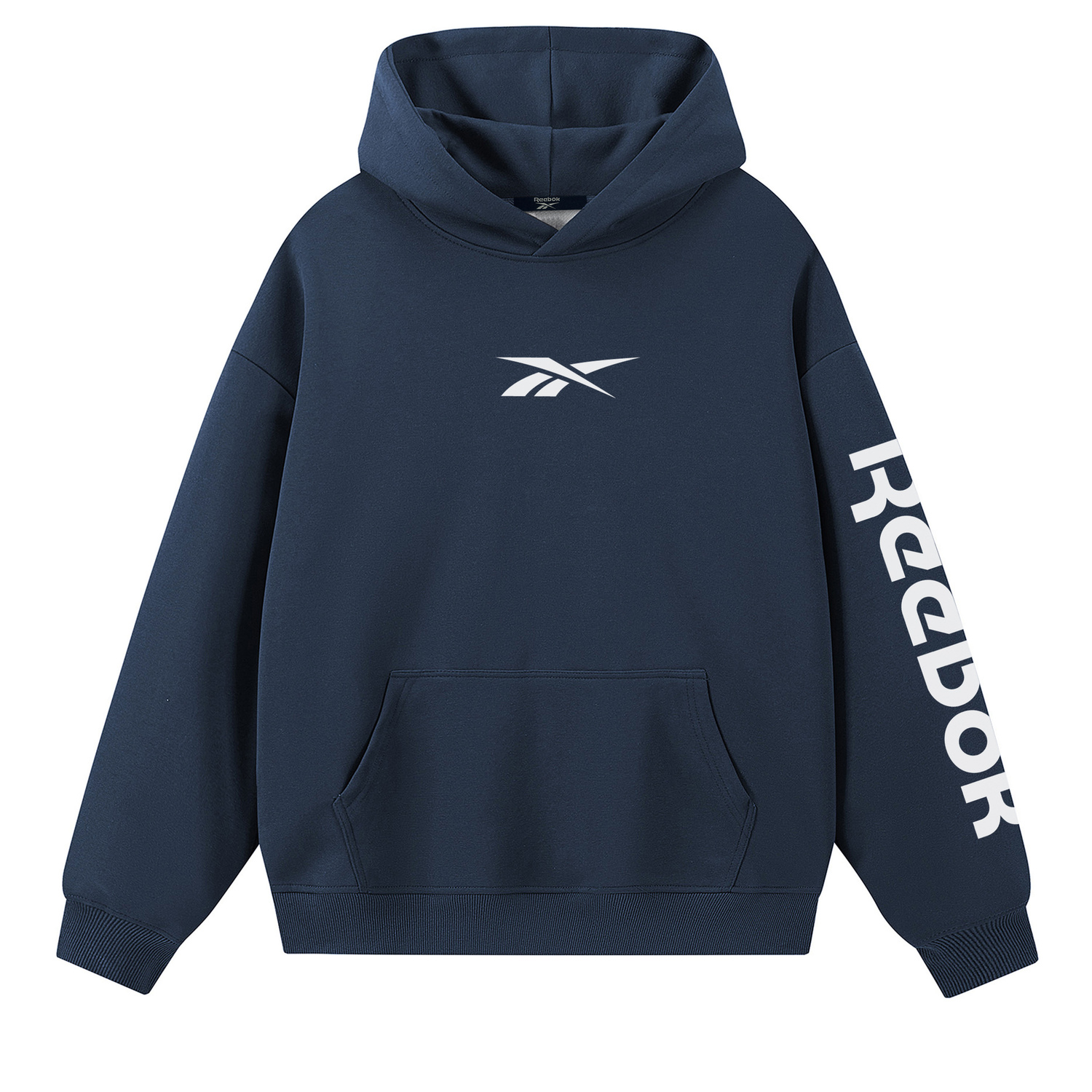 

Толстовка Unisex Hooded Moderate Heavyweight Reebok, темно-синий (fleece-lined)