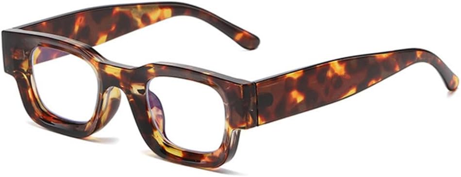 

Популярные в 2027 году маленькие квадратные солнцезащитные очки для женщин в стиле ретро с защитой от УФ-излучения UV400, модные солнцезащитные очки для мужчин MTZJH, Leopard Clear