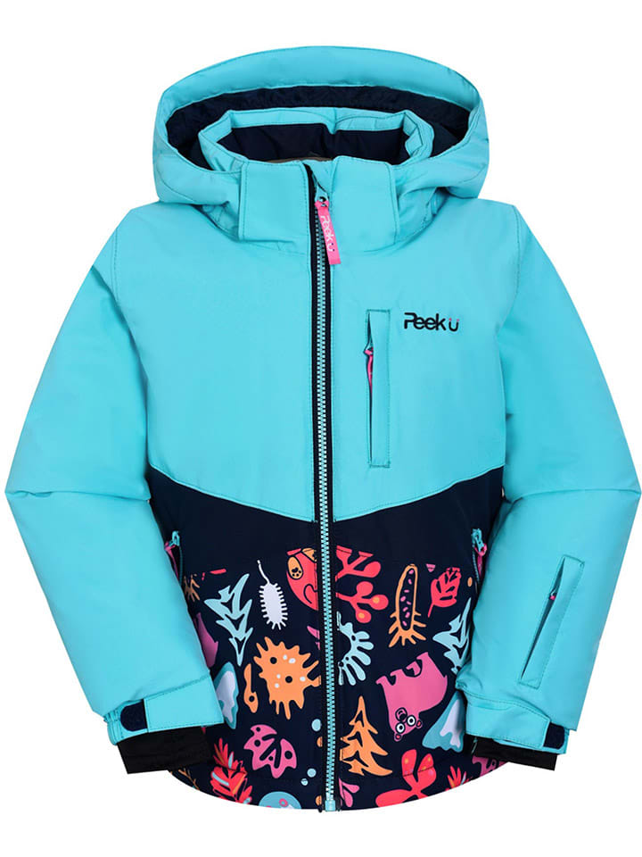 

Peek U Функциональная зимняя куртка "Ливия" светло-голубого/темно-синего цвета