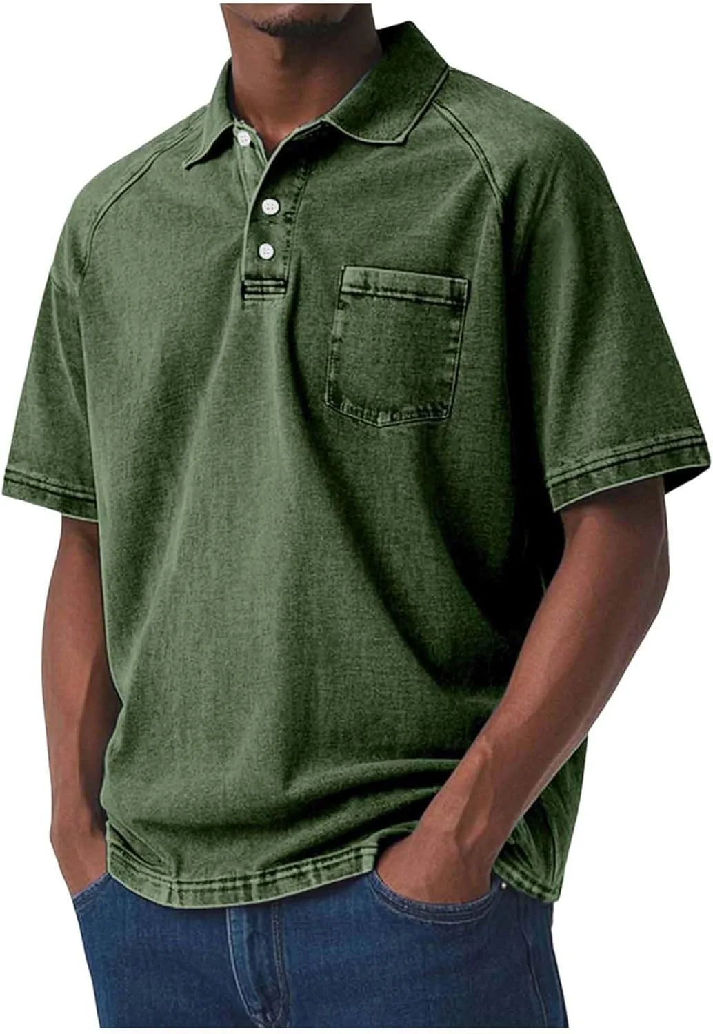 

Мужская рубашка Cambkatl с воротником и коротким рукавом