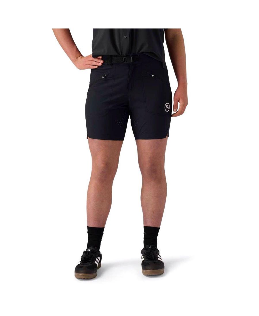 

Женские велосипедные шорты Backcountry Slickrock 7 дюймов для горного велосипеда Backcountry, Black