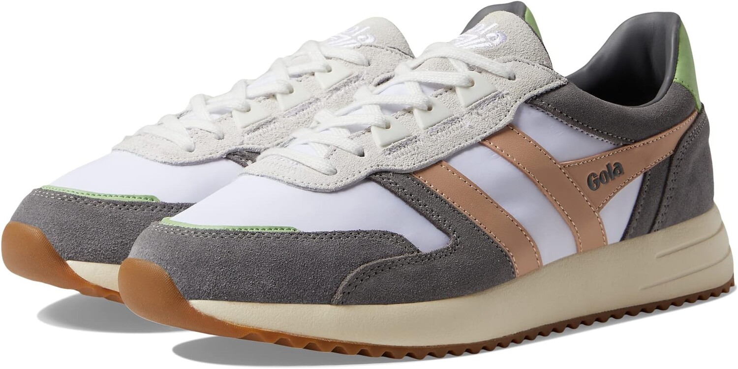 Кроссовки Chicago Gola, цвет White/Pearl Pink/Patina Green