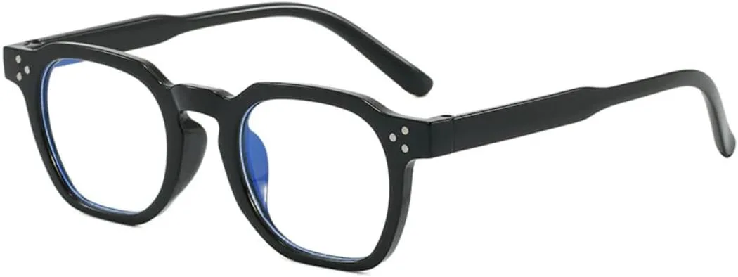 

Модные солнцезащитные очки для женщин и мужчин в винтажном стиле, роскошная оправа для очков, оправа для очков UV400 (для мужчин и женщин) UUPTTPL, Black Clear