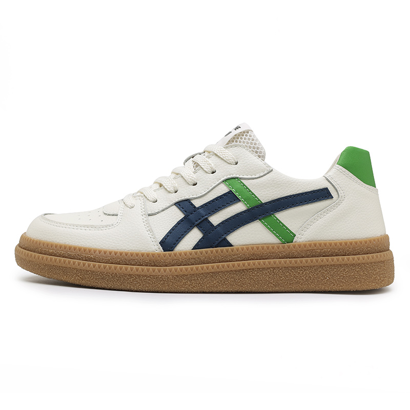 

Антискользящие и износостойкие дышащие низкие скейтерские кроссовки для мужчин X-ZONE, бежевый