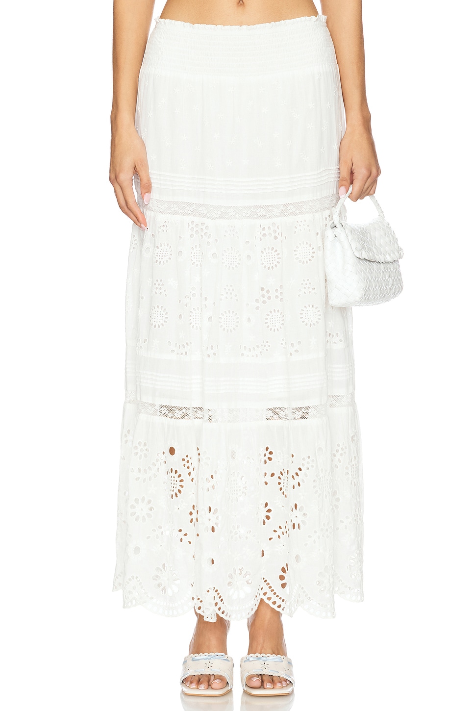

Юбка Miloti от Loveshackfancy, optic white