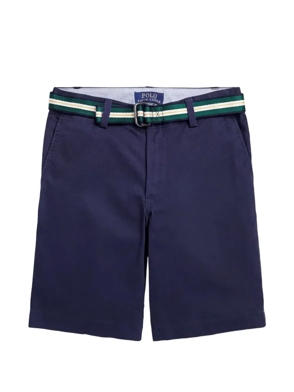 Укороченные чиносы с поясом POLO RALPH LAUREN KIDS, синий