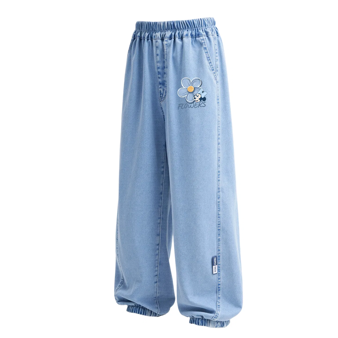 Джинсы детские thin stretch cooling Disney, Di Hua Jie K Denim Light Blue