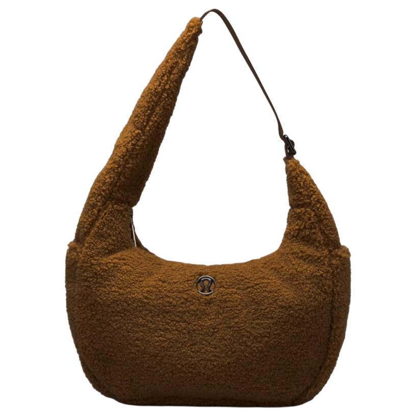 

Lululemon Сумка через плечо мини женская карамельная из велюра, Caramel