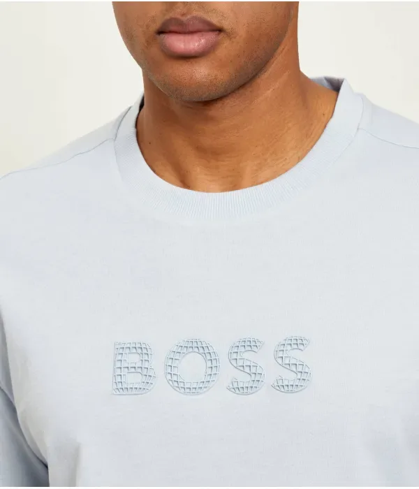 Футболка TS_Terrace regular fit Boss Green, небесно-голубой — фото 4