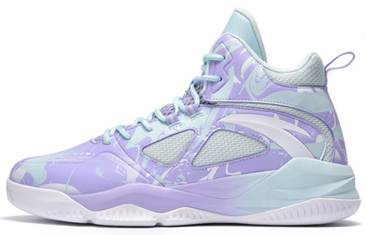 

Anta Текстиль Link Cloud, синтетическая кожа, амортизация, противоскользящее и износостойкое покрытие, дышащие, высокие кроссовки