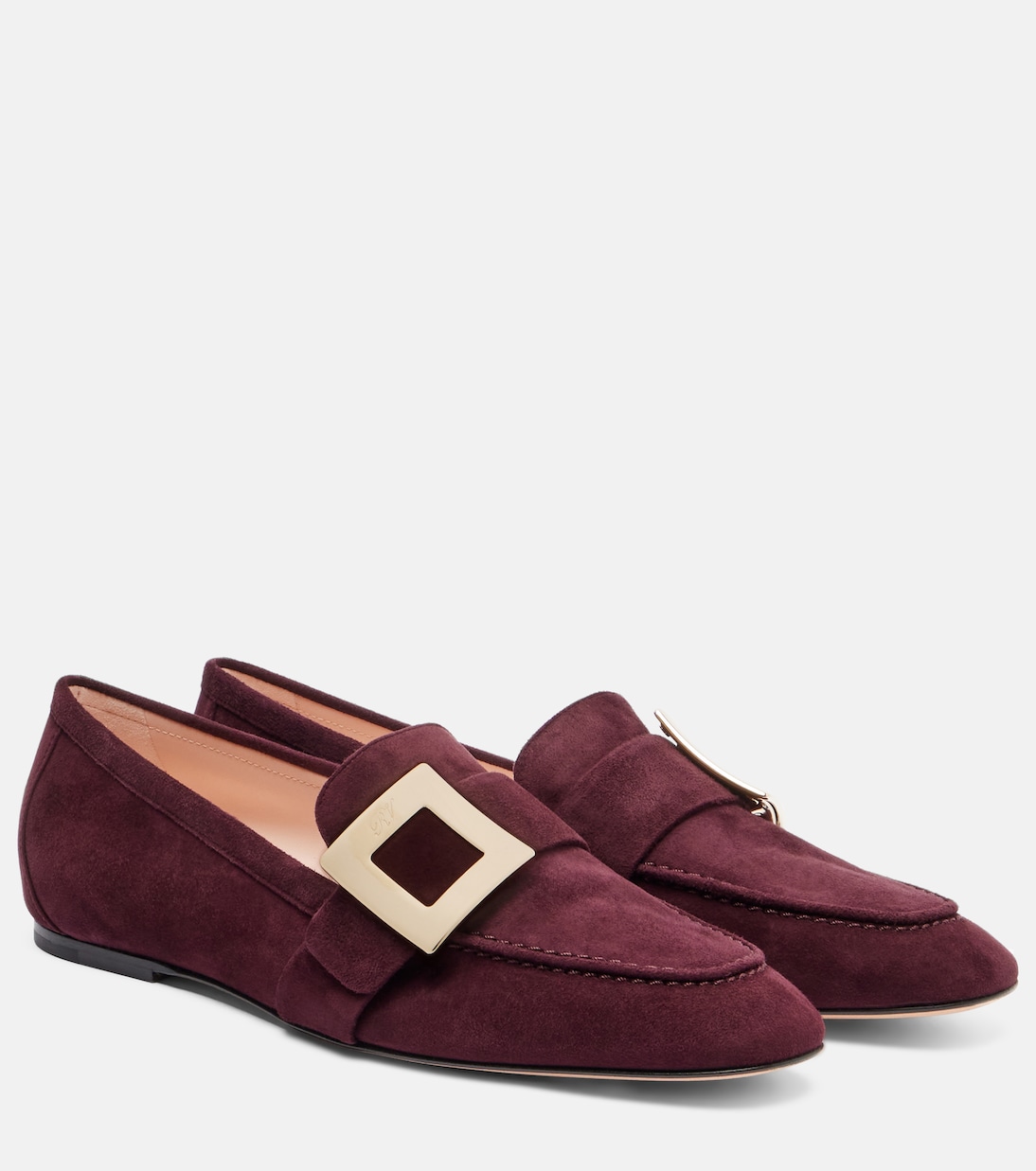 Замшевые лоферы Roger Vivier, Kraft Chiaro