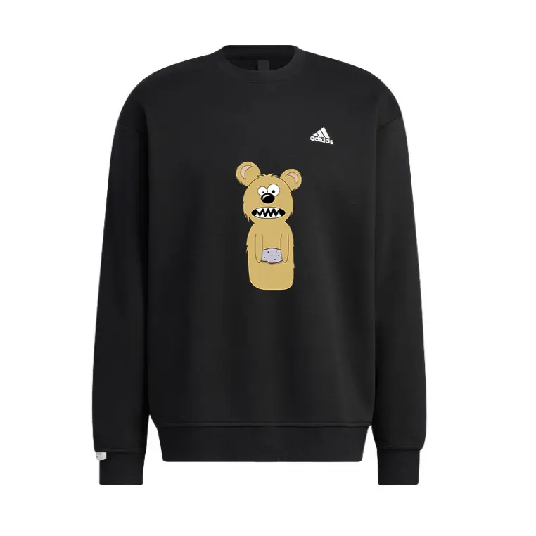 

Толстовка унисекс черная Adidas, черный