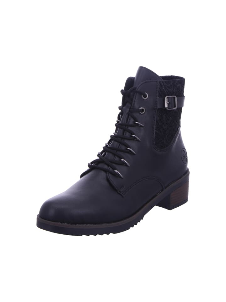 Ботильоны rieker Schnürstiefelette, черный