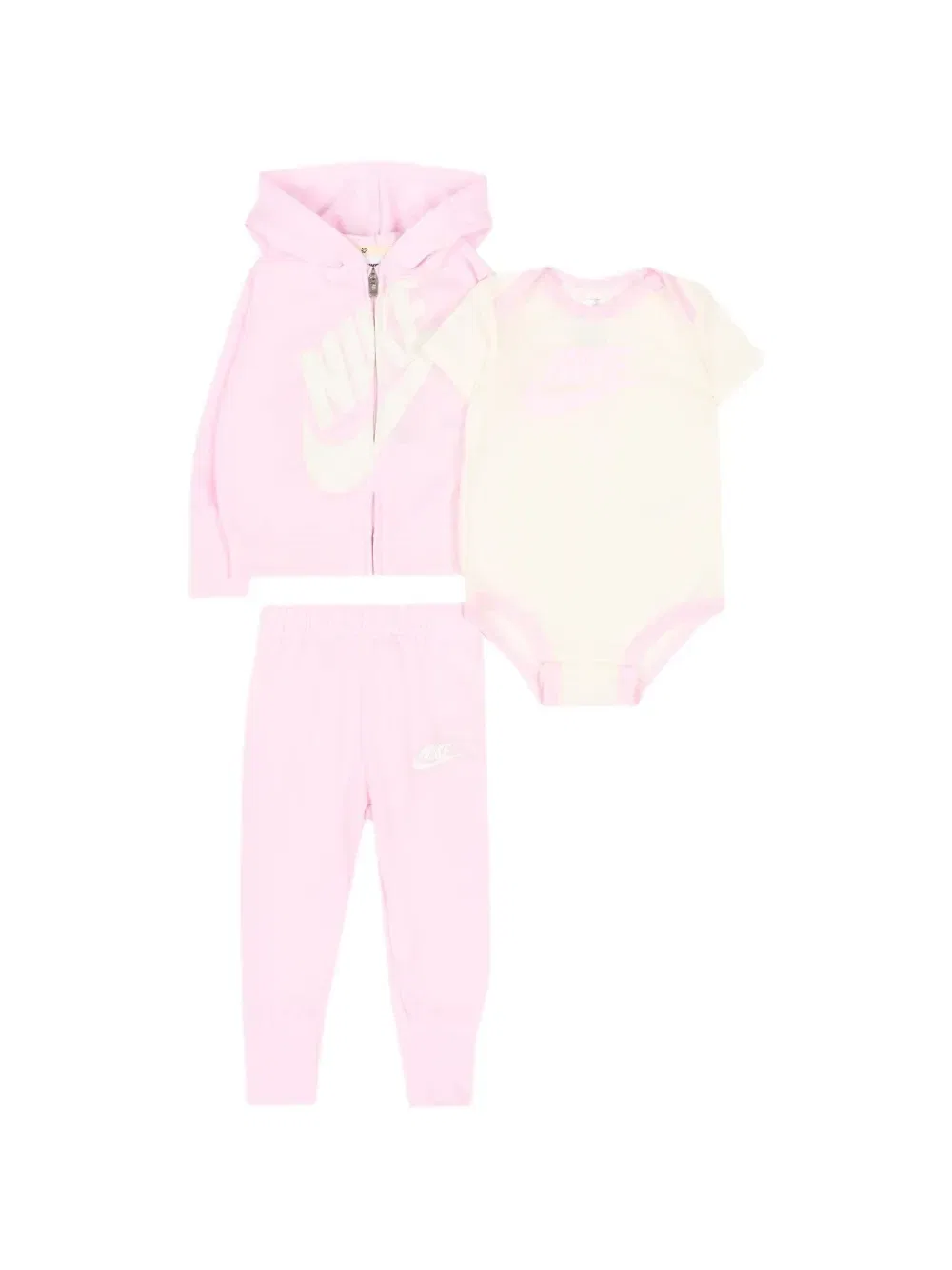 Комплект для новорожденного с капюшоном Nike Kids, розовый